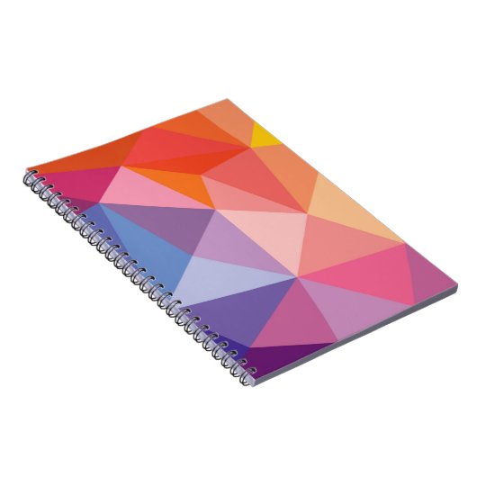カラフルは三角形パターンを抽出します ノートブック (右側)