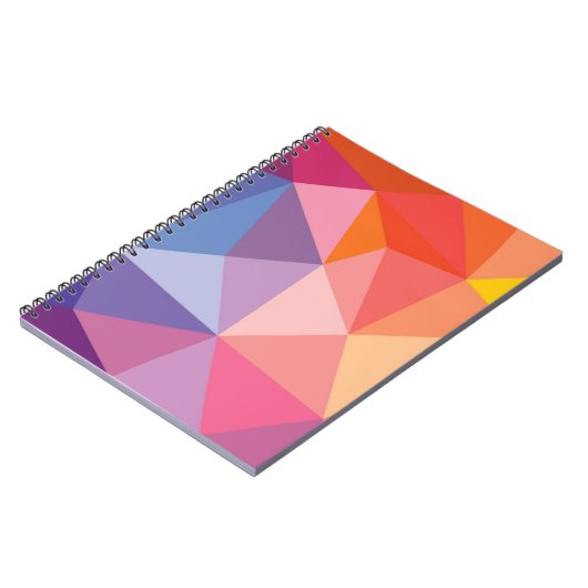 カラフルは三角形パターンを抽出します ノートブック (左側)