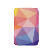 カラフルは三角形パターンを抽出します バスマット (正面縦)