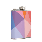 カラフルは三角形パターンを抽出します フラスク (右)