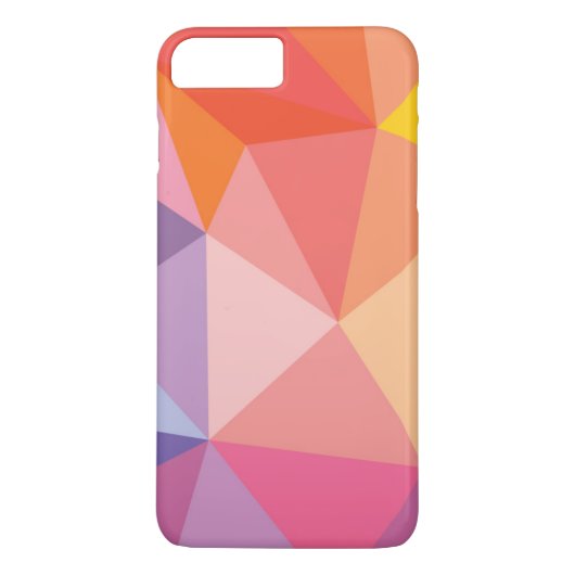 カラフルは三角形パターンを抽出します Case-Mate iPhoneケース (裏面)
