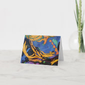 カラフルは元の芸術のメッセージカードを消します カード (正面)