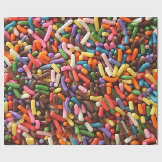 カラフルは包装紙を振りかけます ラッピングペーパー (フラット)