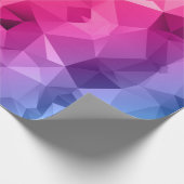 カラフルは多角形/低く多芸術を抽出します ラッピングペーパー (角)