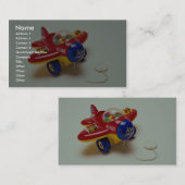 カラフルは子供へおもちゃを平にします 名刺 (正面/裏面)