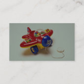 カラフルは子供へおもちゃを平にします 名刺 (裏面)