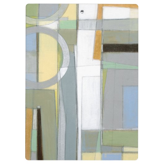 カラフルは幾何学的な形を抽出します クリップボード (裏面)