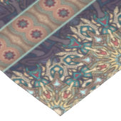 カラフルは民族の花の曼荼羅パターンを抽出します テーブルクロス (アングル)