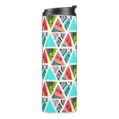 カラフルは熱帯パターンを抽出します タンブラー (回転左)