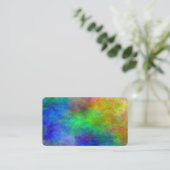 カラフルは霊気のチャクラの雲の名刺を壁紙を張ります 名刺 (スタンド正面)