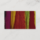 カラフルは、Kairouanのための毛糸を編むこと着色しました 名刺 (裏面)