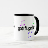 カラフルはFlugelhornを得ました マグカップ (正面右)