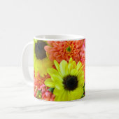 カラフルひまわり コーヒーマグカップ (正面左)