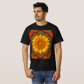 カラフルひまわり  Tシャツ (正面フル)