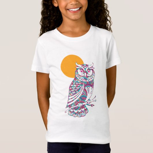 カラフルふく月 Tシャツ (正面)