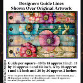 カラフルみすぼらしいシックなケシDL6Lデコペ 薄葉紙