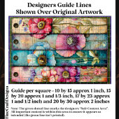 カラフルみすぼらしいシックなケシDL6Rデコペ 薄葉紙