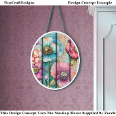 カラフルみすぼらしいシックなケシDL6Rデコペ 薄葉紙