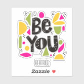 カラフルやる気を起こさせる引用文名の追加 シール (シート)