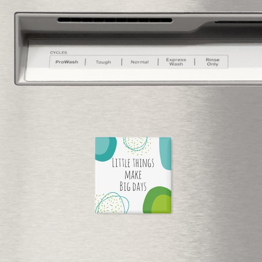 カラフルやる気を起こさせる引用文 マグネット (インサイチュ (食洗機))