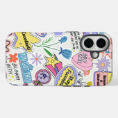 カラフルやる気を起こさせる引用文iPhone 16ケース Case-Mate iPhoneケース (裏面 (横))