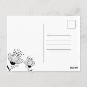 カラフルやる気を起こさせる芸術的引用文 ポストカード (裏面)