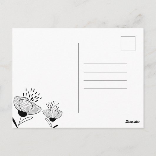 カラフルやる気を起こさせる芸術的引用文 ポストカード (裏面)