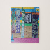 カラフルようこそ島の看板Carribean ジグソーパズル (縦)