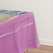 カラフルようこそ島の看板Carribean テーブルクロス (インサイチュ)