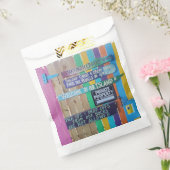 カラフルようこそ島の看板Carribean フェイバーバッグ (封をした状態)