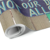 カラフルようこそ島の看板Carribean ラッピングペーパー (ロールコーナー)