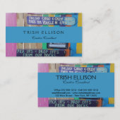 カラフルようこそ島の看板Carribean 名刺 (正面/裏面)