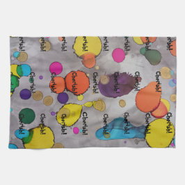 カラフルよくはしゃぐ時間を大切に！ キッチンタオル