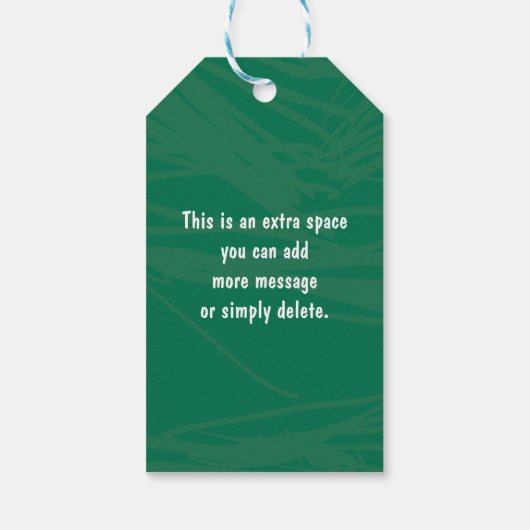 カラフルよくはしゃぐCrayola Color学校初日 ギフトタグ (裏面)