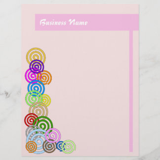 カラフルらせん状