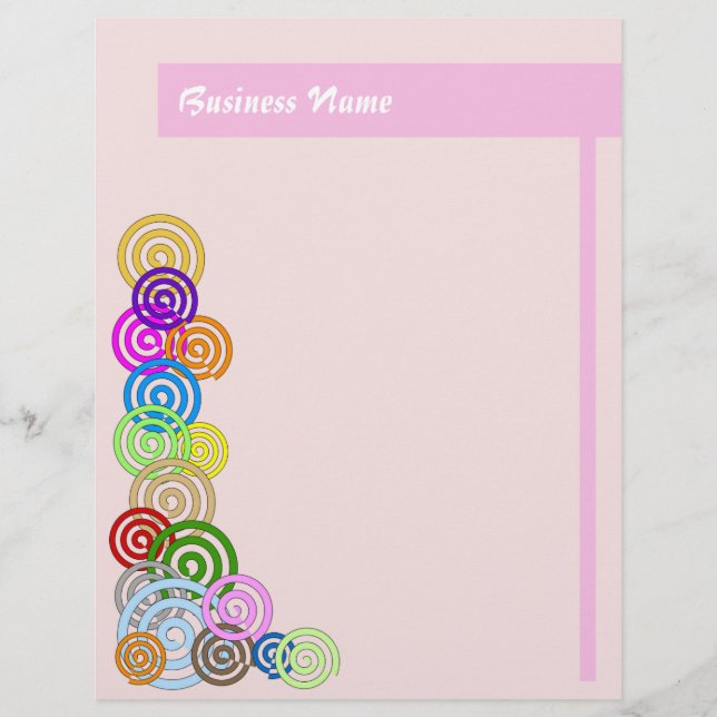 カラフルらせん状 (正面)