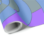 カラフルらせん状、パタ渦巻形のーン ラッピングペーパー (ロールコーナー)