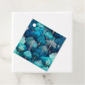 カラフルろうけつ染めフォレストアートギフトラベル フェイバータグ (インサイチュ)