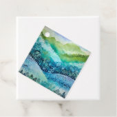 カラフルろうけつ染めフォレストアートギフトラベル フェイバータグ (インサイチュ)