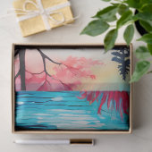 カラフルろうけつ染めフォレストアートティッシュペーパー 薄葉紙 (ギフト)