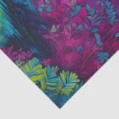 カラフルろうけつ染めフォレストアートティッシュペーパー 薄葉紙 (詳細)