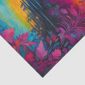 カラフルろうけつ染めフォレストアートティッシュペーパー 薄葉紙 (詳細)