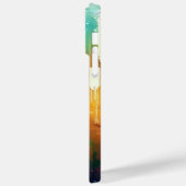 カラフルろうそく足グラフの絵を描抽象芸術 Case-Mate iPhoneケース (裏面 / 左)