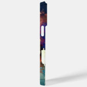 カラフルろうそく足グラフの絵を描抽象芸術 Case-Mate iPhoneケース (裏面 / 右)