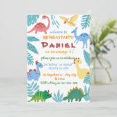 カラフルをテーマにした誕生日パーティー 招待状 (スタンド正面)