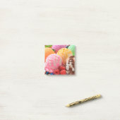 カラフルアイスクリームスコップ ポストイット (デスク上)