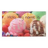 カラフルアイススクープ 名札 (正面)