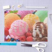 カラフルアイススクープ 薄葉紙 (クラフト)