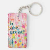 カラフルアキ絵画リルスタイル個別引用文 キーホルダー (裏面)