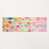 カラフルアキ絵画リルスタイル個別引用文 ヨガマット (裏面(横))